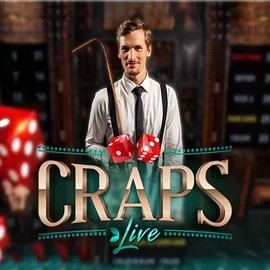 Live Craps slot logo by Evolution at High Fly Bet Casino