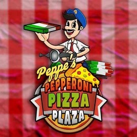 Enjoy Peppe’s Pepperoni Pizza Plaza by Pragmatic Play – logo hosted on highflybetcasino.eu