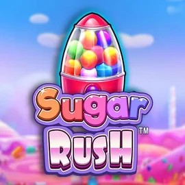 Sugar Rush slot visual from Pragmatic Play available on highflybetcasino.eu